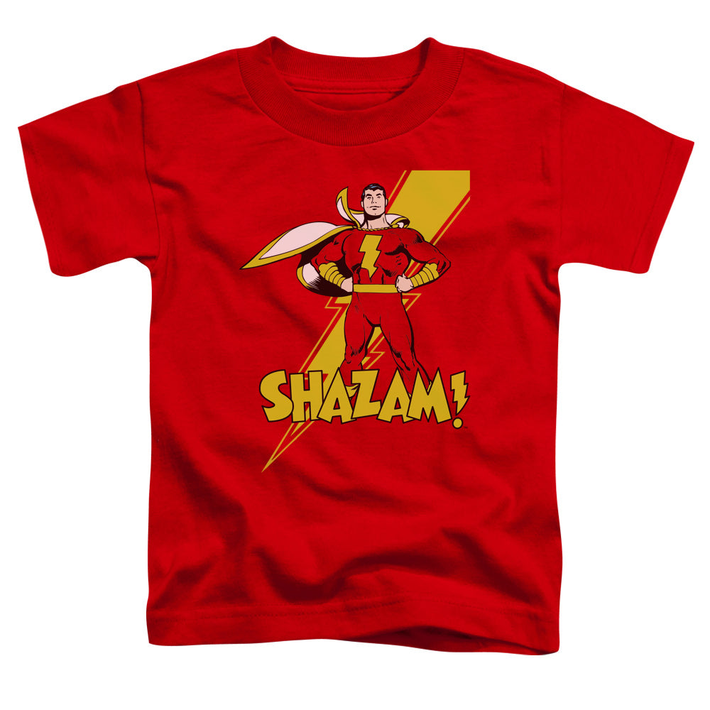 Dc Shazam - Shazam - Short Sleeve Toddler Tee - Red T-shirt