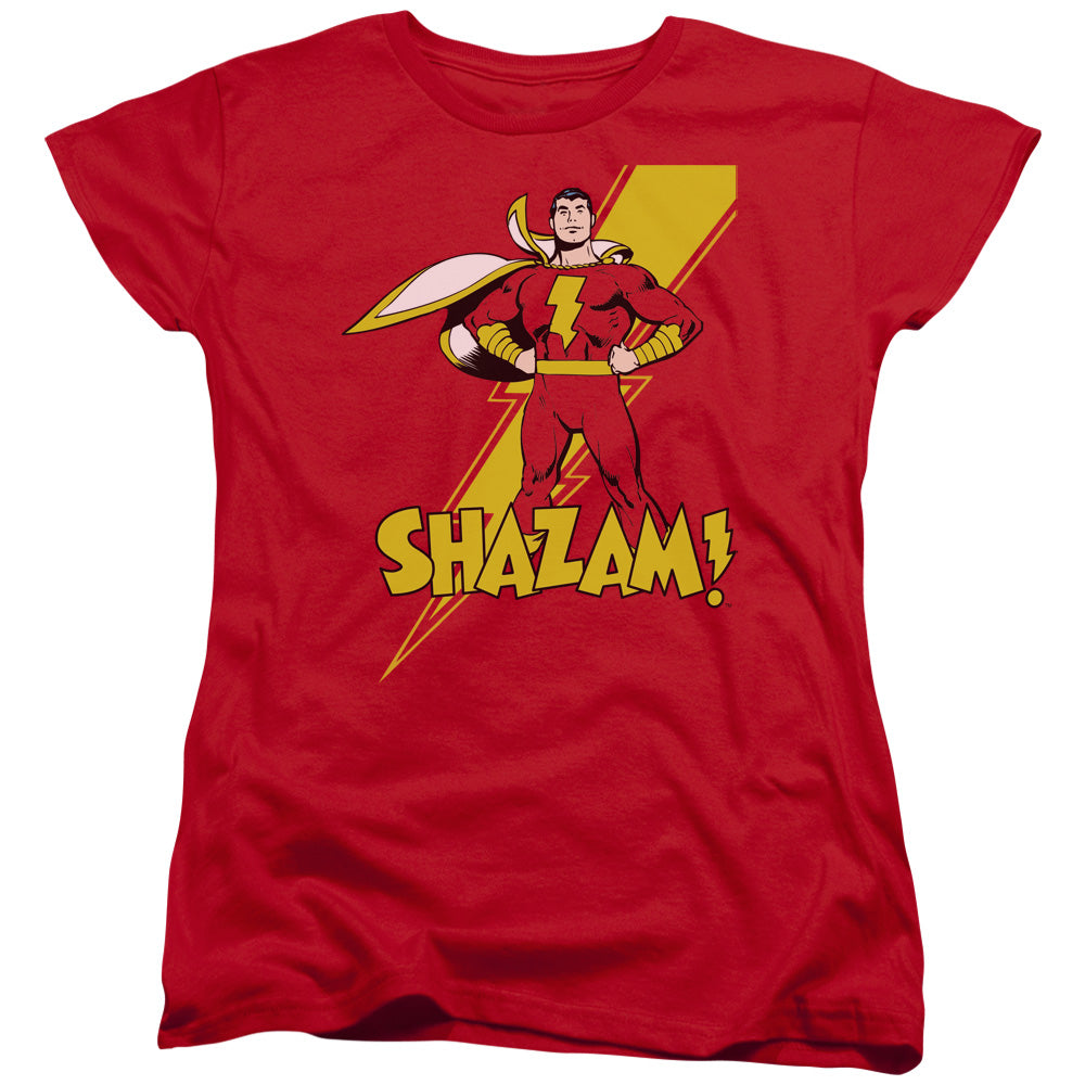 Dc Shazam - Shazam - Short Sleeve Women"s Tee - Red T-shirt