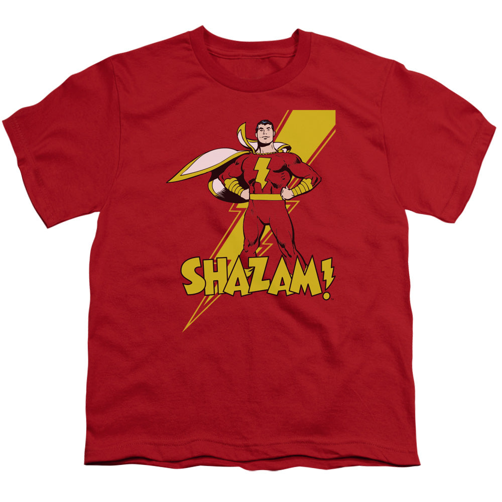 Dc Shazam - Shazam - Short Sleeve Youth 18/1 - Red T-shirt