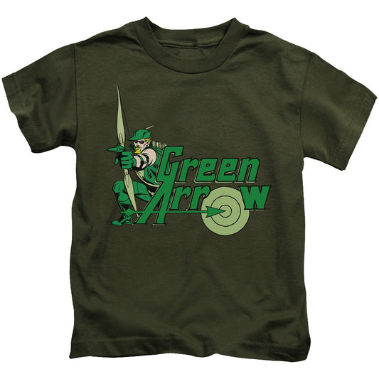 Dc Green Arrow - Green Arrow - Short Sleeve Juvenile 18/1 - Military Green T-shirt