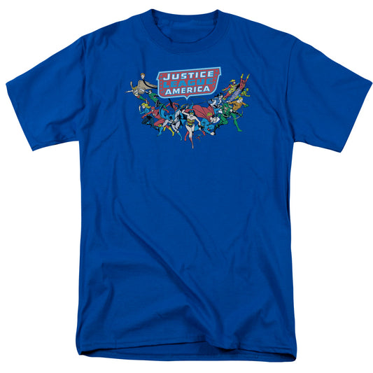 Dc - Here They Come - Short Sleeve Adult 18/1 - Royal Blue T-shirt