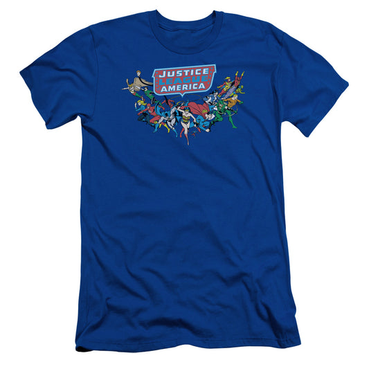 Dc - Here They Come - Short Sleeve Adult 30/1 - Royal Blue T-shirt