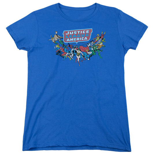 Dc - Here They Come - Short Sleeve Womens Tee - Royal Blue T-shirt