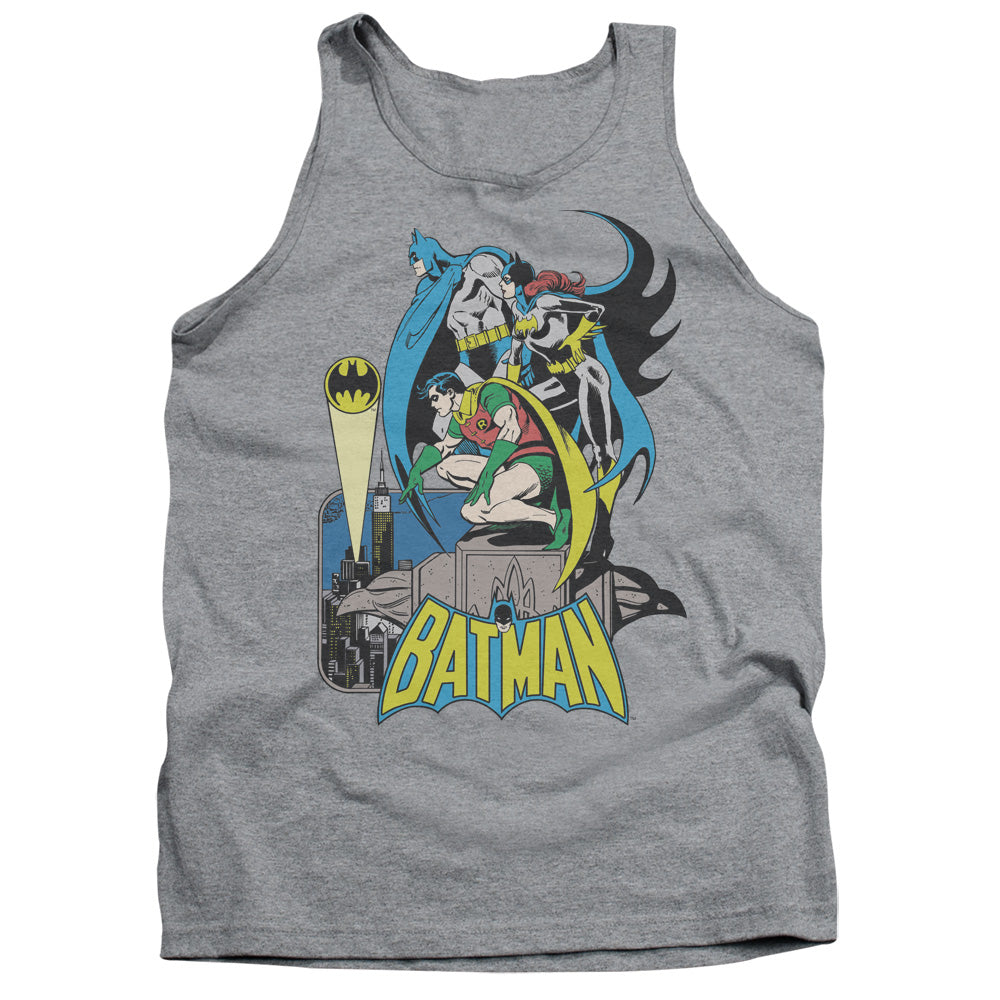 Dc Batman - Heroic Trio - Adult Tank - Athletic Heather