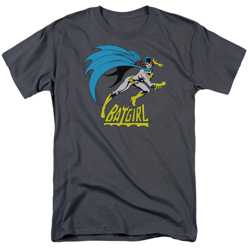 Dc Batgirl - Batgirl Is Hot - Short Sleeve Adult 18/1 - Charcoal T-shirt