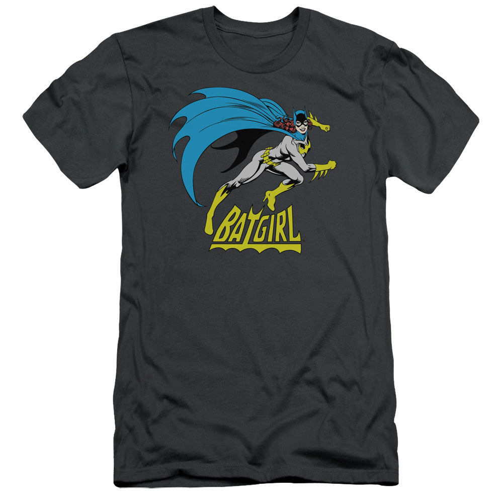 Dc Batgirl - Batgirl Is Hot - Short Sleeve Adult 30/1 - Charcoal T-shirt