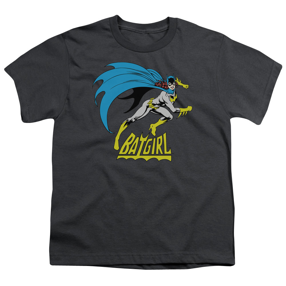 Dc Batgirl - Batgirl Is Hot - Short Sleeve Youth 18/1 - Charcoal T-shirt
