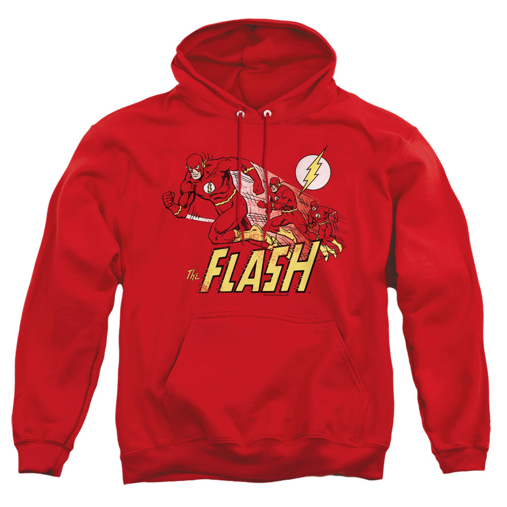 Dc Flash - Crimson Comet - Adult Pull-over Hoodie - Red