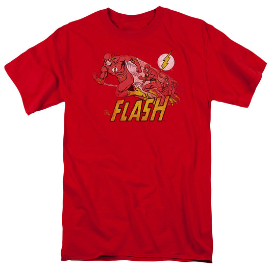 Dc Flash - Crimson Comet - Short Sleeve Adult 18/1 - Red T-shirt