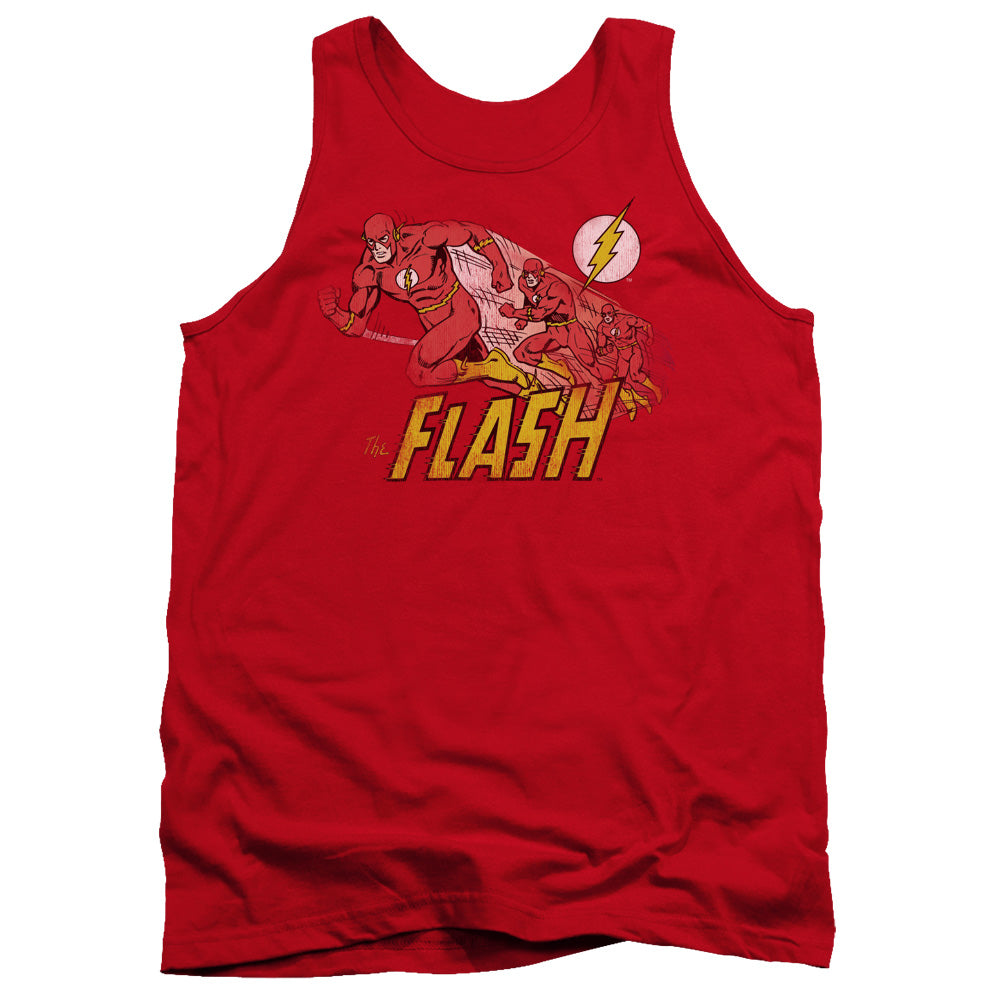 Dc Flash - Crimson Comet - Adult Tank - Red