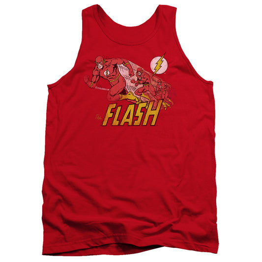 Dc Flash - Crimson Comet - Adult Tank - Red