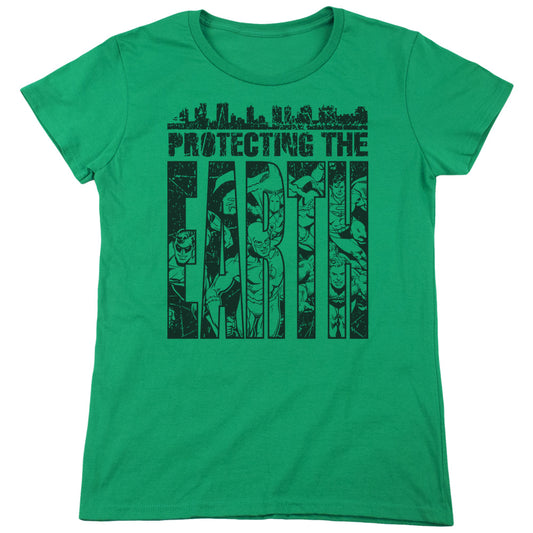 DC PROTECTING THE EARTH-S/S WOMENS T-Shirt