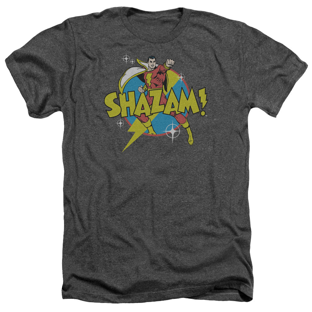 Dc Shazam - Power Bolt - Adult Heather - Charcoal