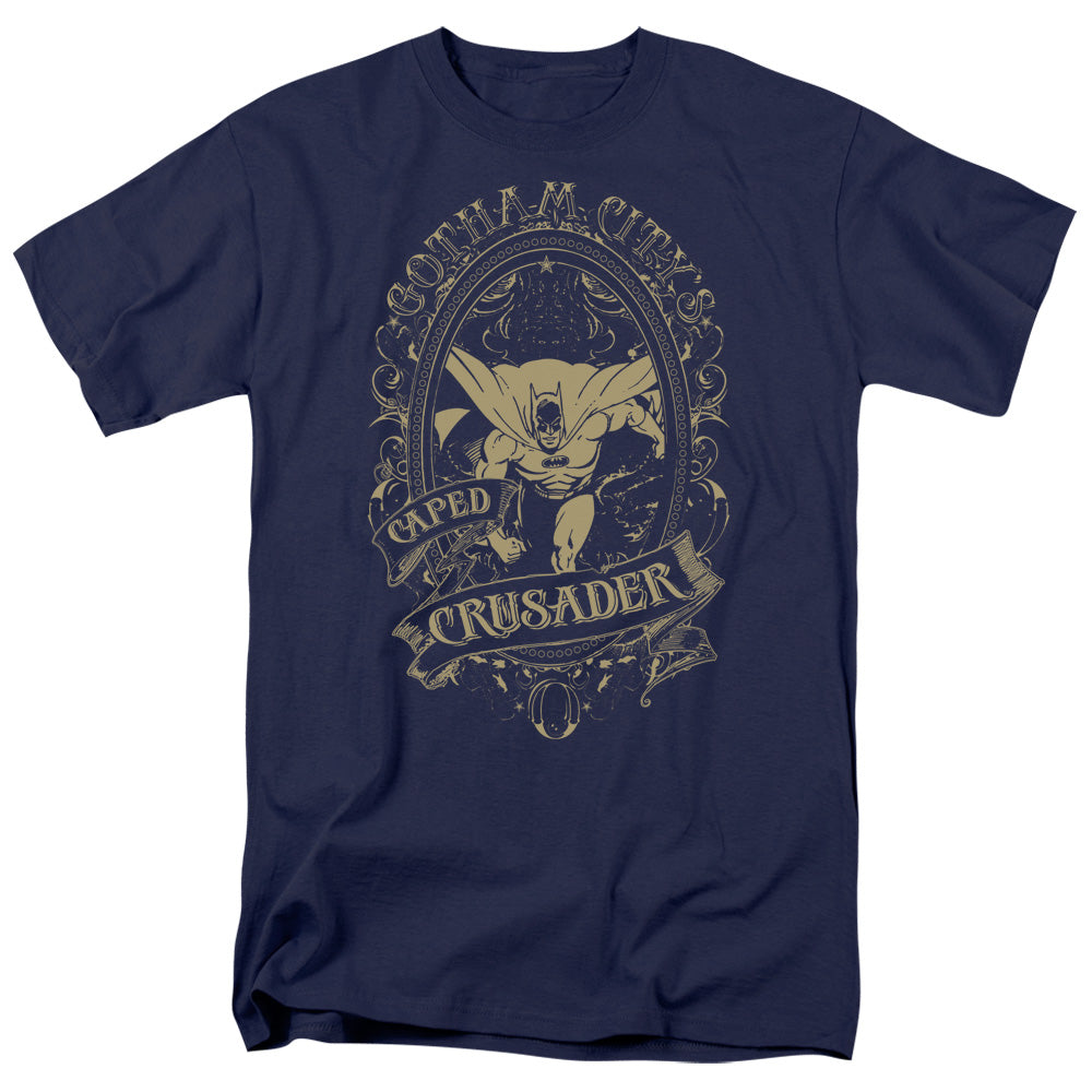 Dc - Gotham Crusader - Short Sleeve Adult 18/1 - Navy T-shirt