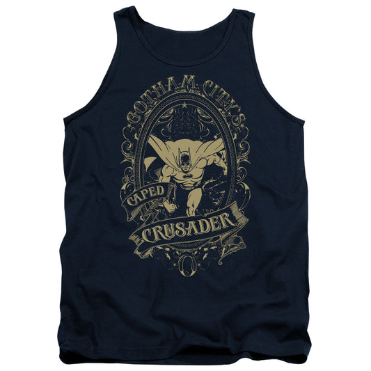 Dc - Gotham Crusader - Adult Tank - Navy
