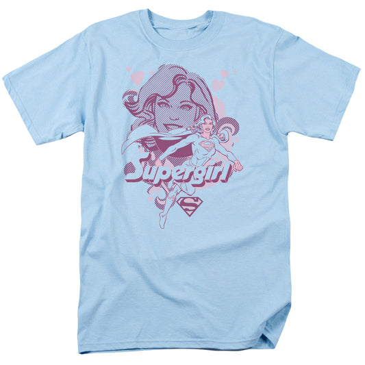 Dc - Supergirl - Short Sleeve Adult 18/1 - Light Blue T-shirt