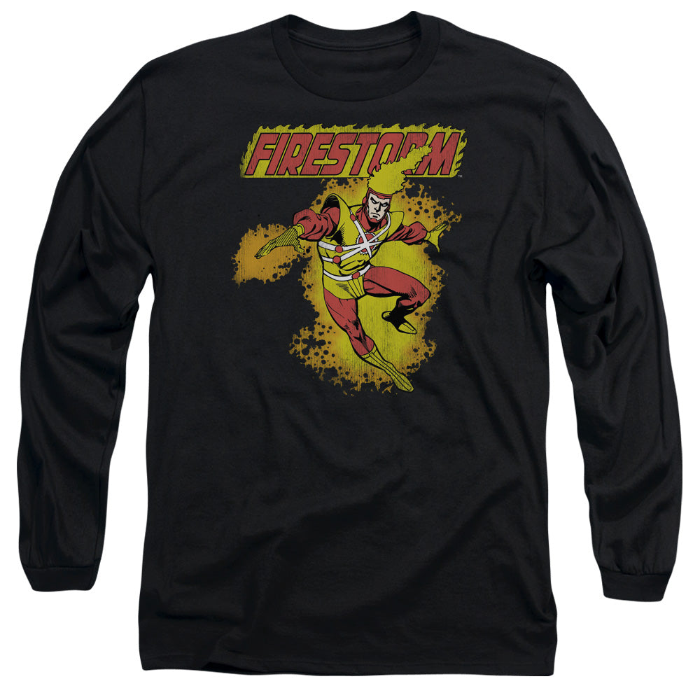 Dc - Firestorm - Long Sleeve Adult 18/1 - Black T-shirt