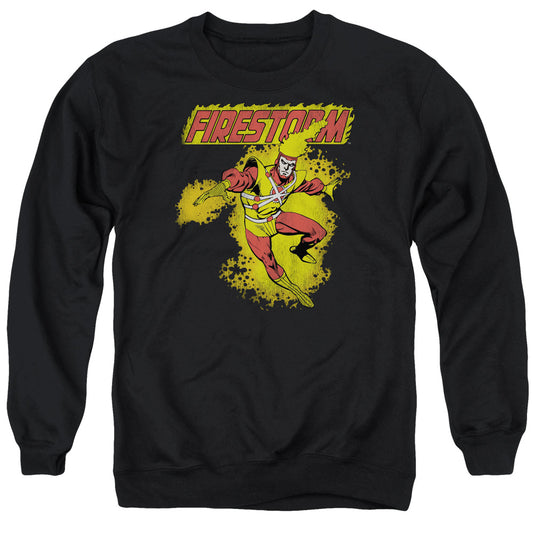 Dc - Firestorm - Adult Crewneck Sweatshirt - Black
