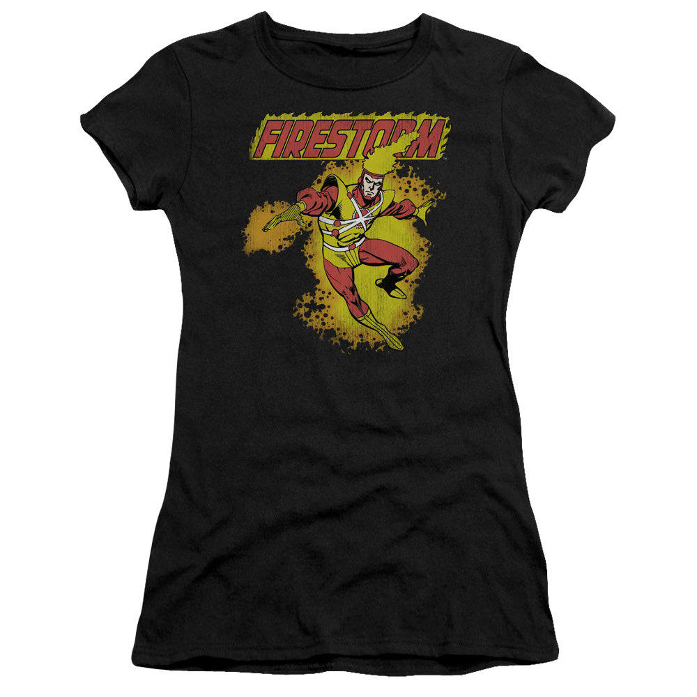 Dc - Firestorm - Short Sleeve Junior Sheer - Black T-shirt