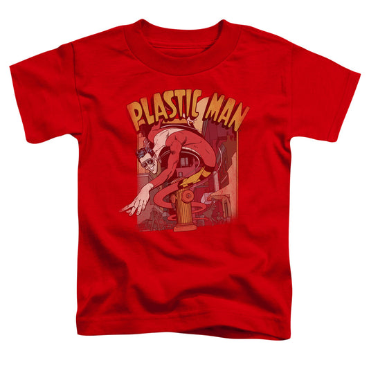 DC PLASTIC MAN STREET - S/S TODDLER TEE - RED - T-Shirt
