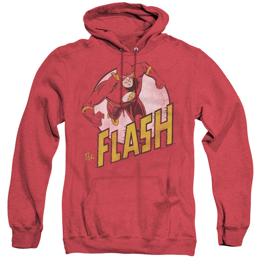 Dc Flash - The Flash - Adult Heather Hoodie - Red