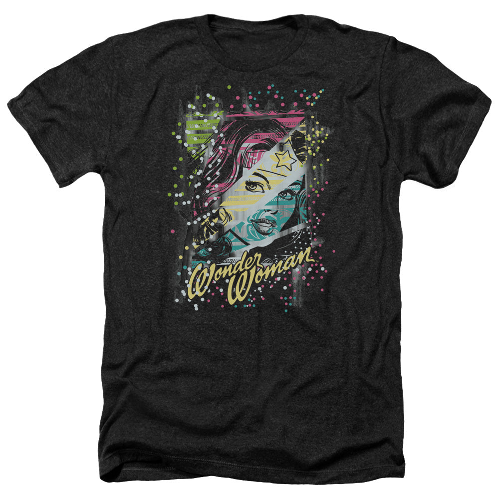 Dc - Color Block - Adult Heather-black