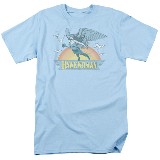 Dc - Hawkwoman - Short Sleeve Adult 18/1 - Light Blue T-shirt
