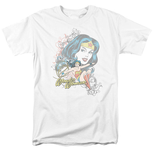 Dc - Wonder Scroll - Short Sleeve Adult 18/1 - White T-shirt