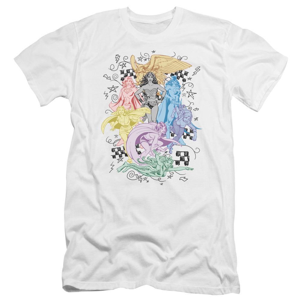 Dc - Super-premuim Canvas Adult Slim Fit 30/1 - White