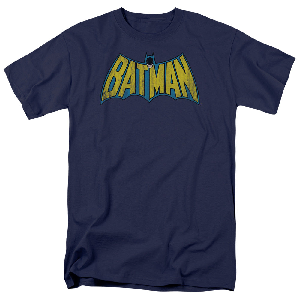 Dc - Classic Batman Logo - Short Sleeve Adult 18/1 - Navy T-shirt