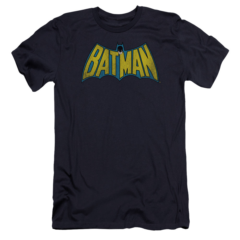 Dc - Classic Batman Logo-premuim Canvas Adult Slim Fit 30/1 - Navy