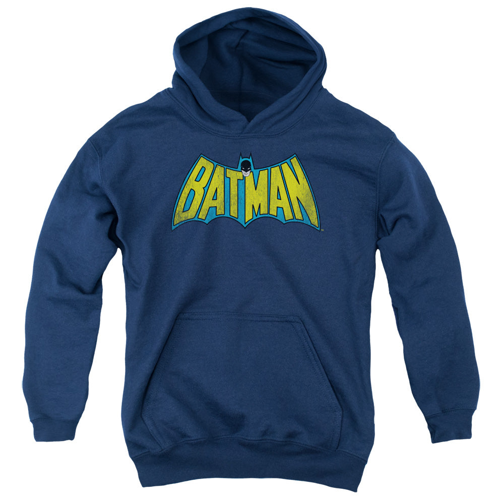 Dc - Classic Batman Logo - Youth Pull-over Hoodie - Navy