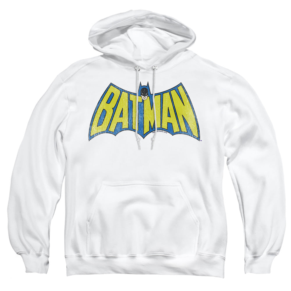 Dc - Classic Batman Logo - Adult Pull-over Hoodie - White