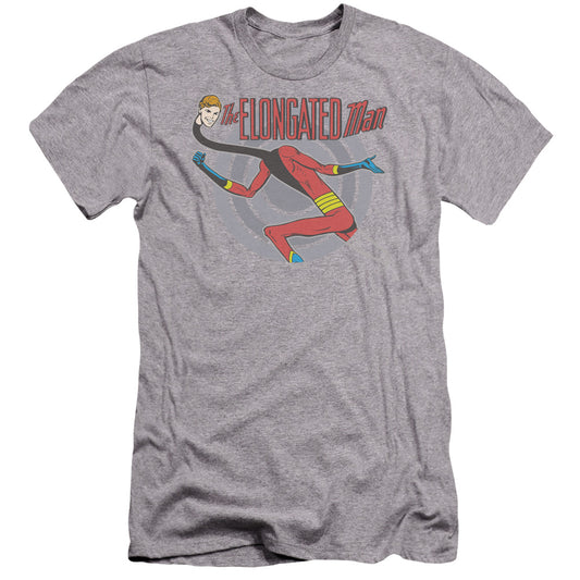 Dc - Elongated Man-premuim Canvas Adult Slim Fit 30/1 - Athletic Heather