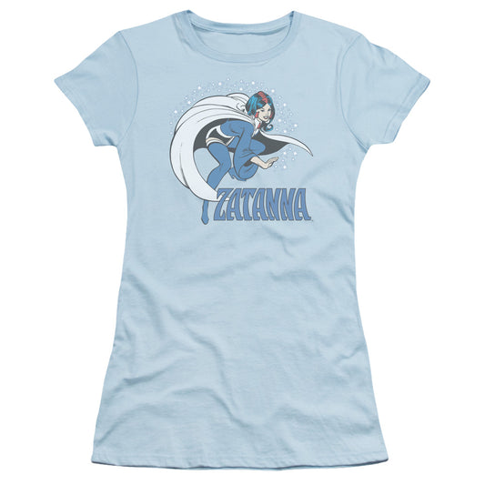 Dc - Zatanna - Short Sleeve Junior Sheer - Light Blue T-shirt