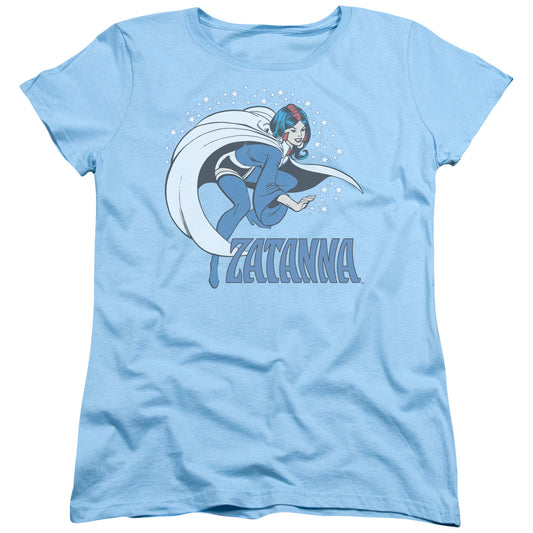 Dc - Zatanna - Short Sleeve Women"s Tee - Light Blue T-shirt