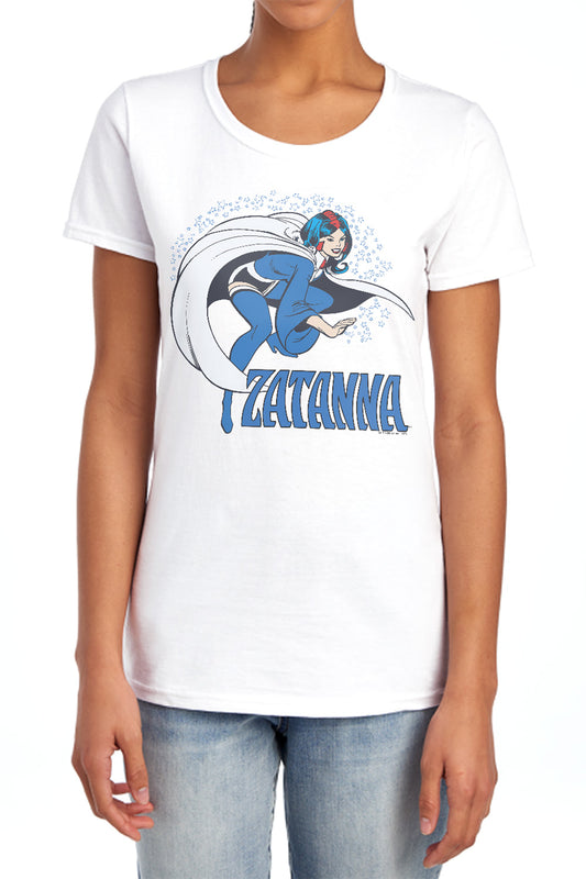 Dc - Zatanna - Short Sleeve Women"s Tee - Light Blue T-shirt