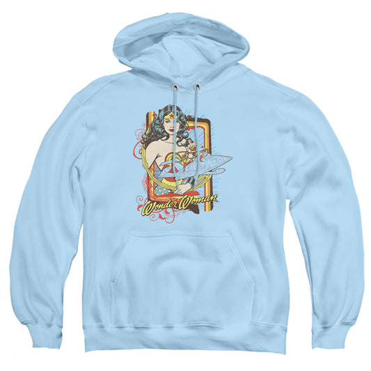 Dc - Invisible Jet - Adult Pull-over Hoodie - Light Blue