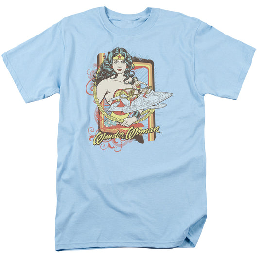Dc - Invisible Jet - Short Sleeve Adult 18/1 - Light Blue T-shirt