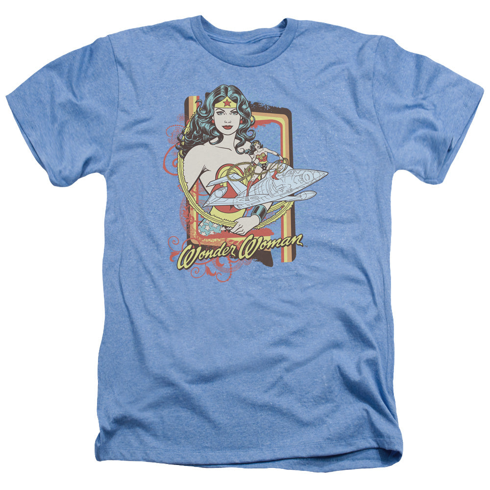 Dc - Invisible Jet - Adult Heather - Light Blue