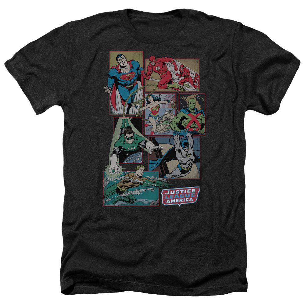 Dc - Justice League Boxes - Adult Heather-black