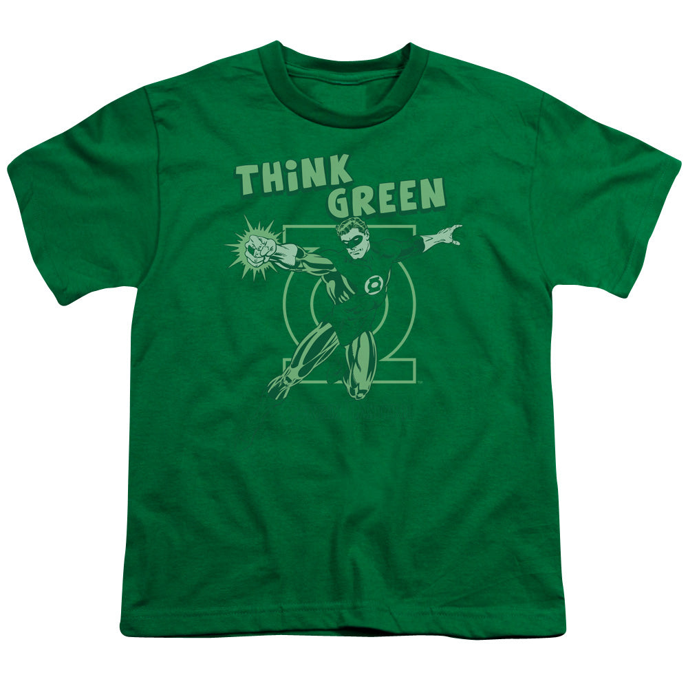 Dc - Think Green - Short Sleeve Youth 18/1 - Kelly Green T-shirt