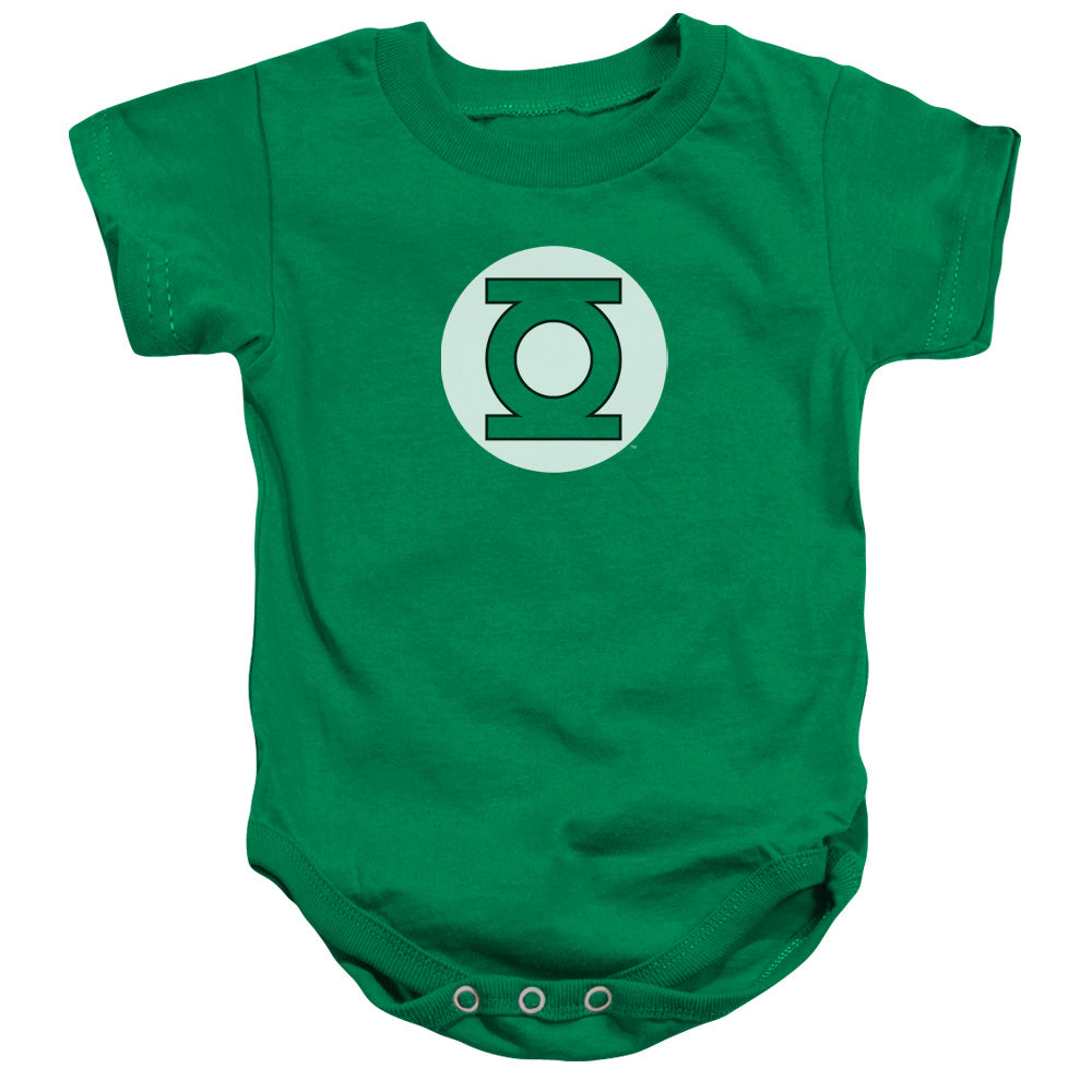 Dc - Green Lantern Logo - Infant Snapsuit - Kelly Green
