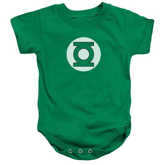 Dc - Green Lantern Logo - Infant Snapsuit - Kelly Green