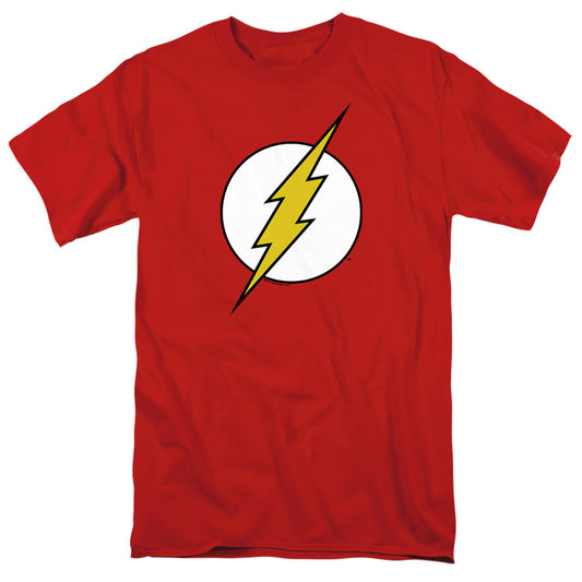 Dc Flash - Flash Logo - Short Sleeve Adult 18/1 - Red T-shirt