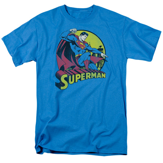 Dc - Superman - Short Sleeve Adult 18/1 - Turquoise T-shirt