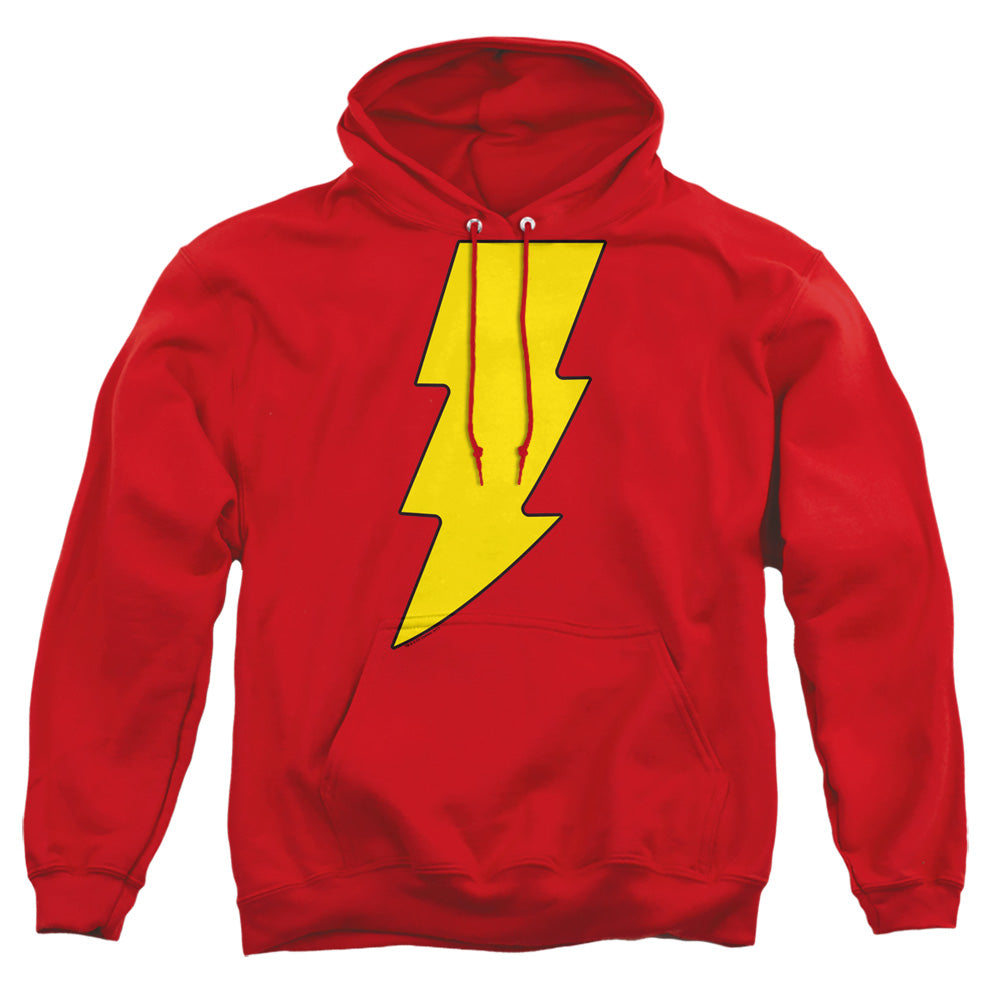 Dc - Shazam Logo - Adult Pull-over Hoodie - Red