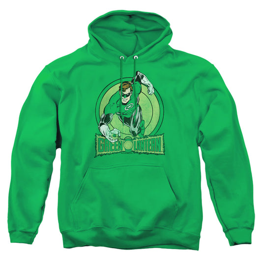 Dc - Green Lantern - Adult Pull-over Hoodie - Kelly Green