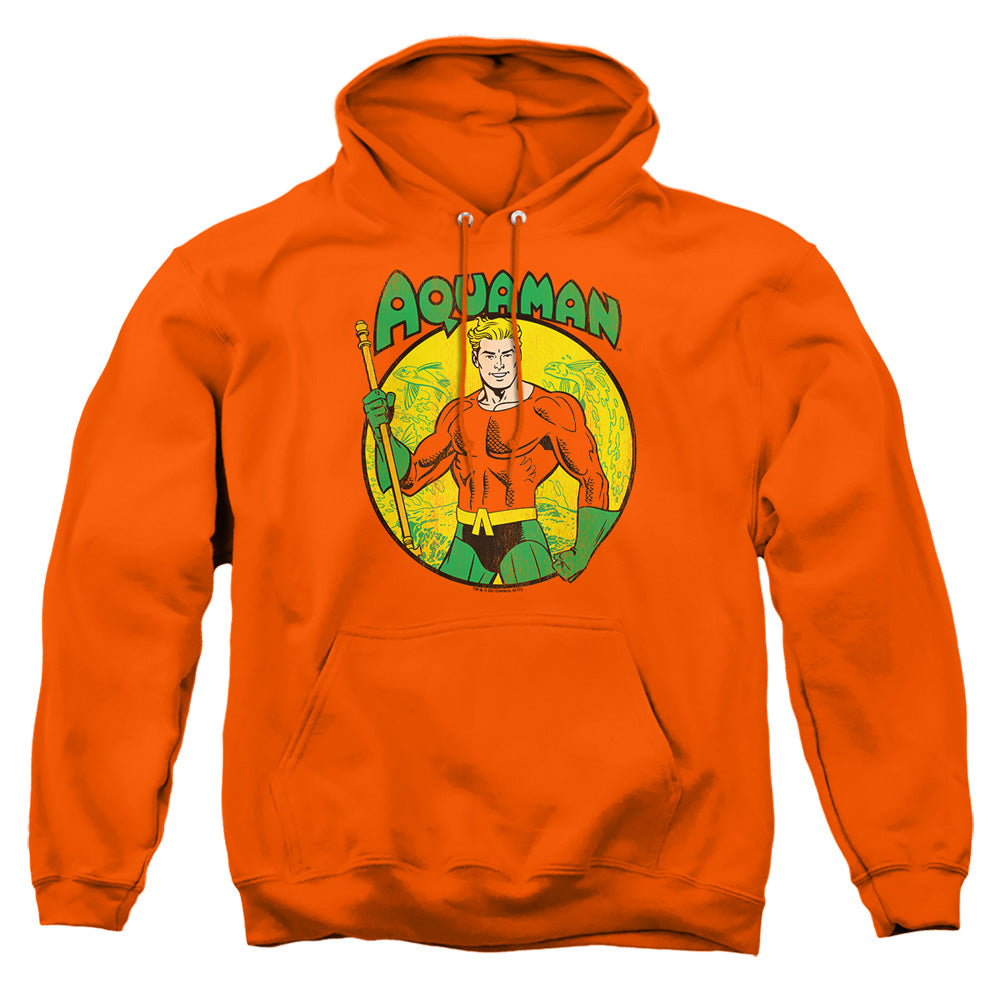 Dc - Aquaman - Adult Pull-over Hoodie - Orange