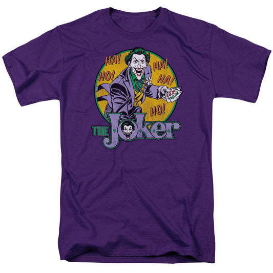 Dc - The Joker - Short Sleeve Adult 18/1 - Purple T-shirt